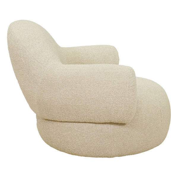 Toad Swivel Chair, Fleece Fawn