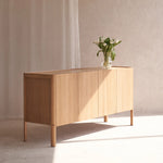 Nell Sideboard, Light Oak, 63"W x 17.7"D x 29.5"H