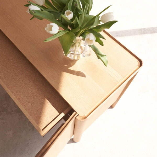 Nell Sideboard, Light Oak, 63"W x 17.7"D x 29.5"H