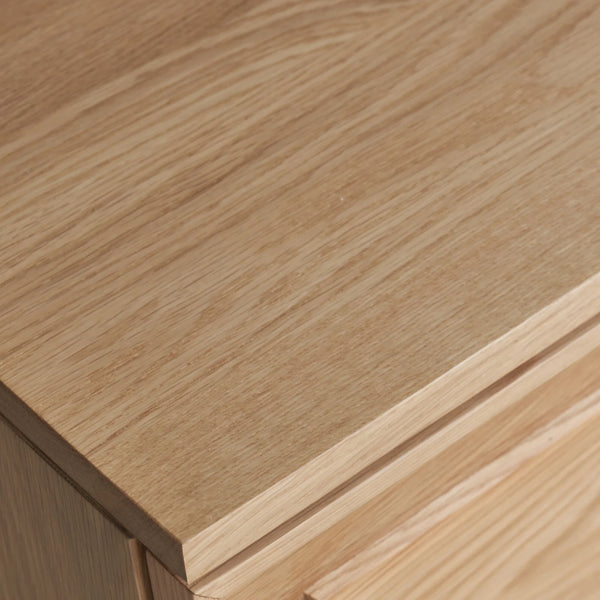 Yorke Media Cabinet, Light Oak, 78.75" W × 17.75" D × 28" H