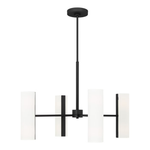 Capalino Large Chandelier - Midnight Black, 30"Dia