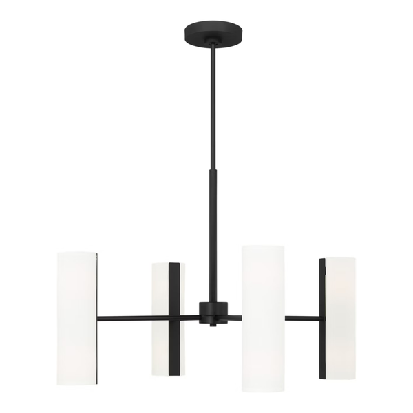 Capalino Large Chandelier - Midnight Black, 30"Dia