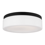 Rhett Medium Flush Mount - Midnight Black, 12"Dia