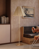 Sonoma Floor Lamp - Bleached Abaca Rope, 64"H