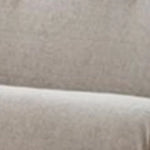 Consul Classic Base Chair and Ottoman, Medium, Daisy Beige/Walnut