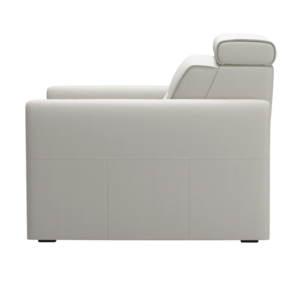 Stressless® Emily Wood chair with Power, Paloma Light Grey/Oak