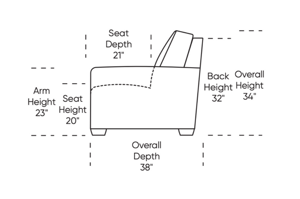 Carson RAF Chaise Sectional, Archer Sand Performance Fabric/Mink, 117"W x 68"D