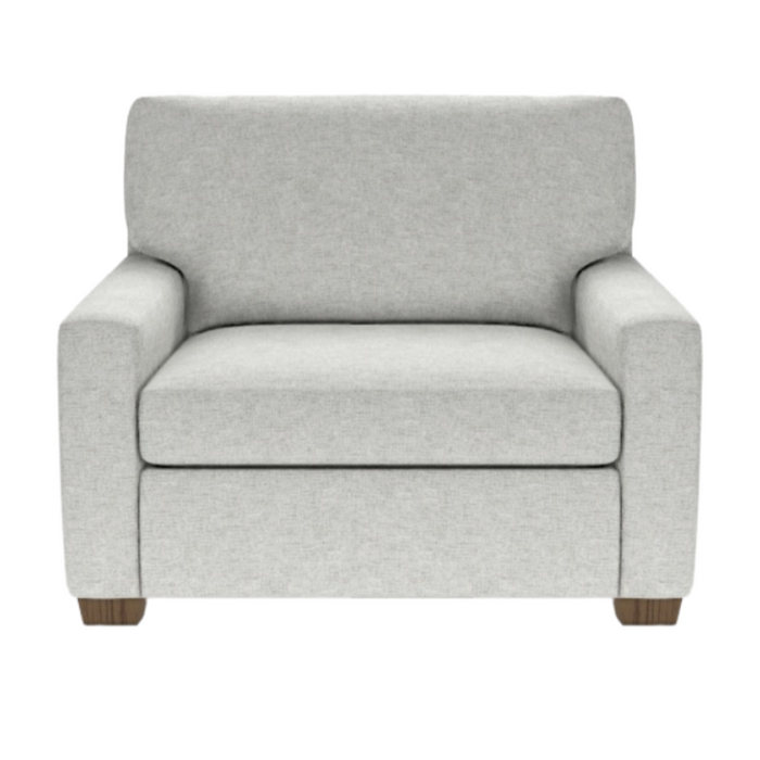 Carson Manual Recliner Chair, Sonata Grey Performance Fabric/Mink