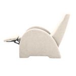 Zephyr Manual Recliner Chair, Juno Oat Performance Fabric