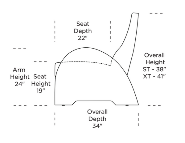 Zephyr Manual Recliner Chair, Juno Oat Performance Fabric