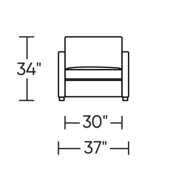 Pearson Today Sleeper Chair, Archer Sand  Performance Fabric