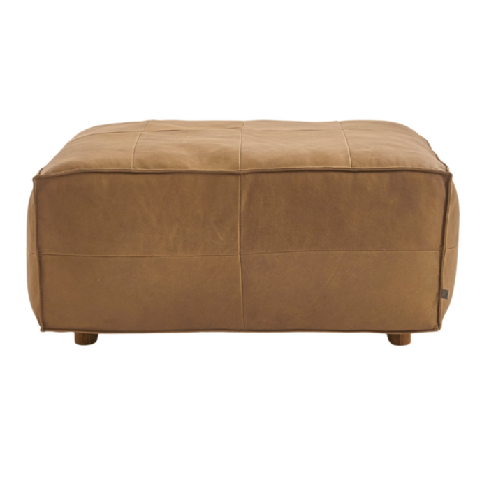 Tanbo Ottoman, Alabama Pecan, 32.7"W x 32.7"D X 16.5"H