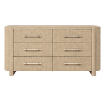 Zoey Natural Oak Dresser, 70"W x 22"D x 34"H