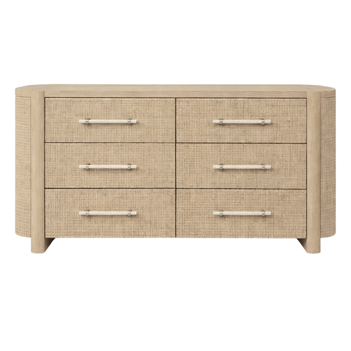 Zoey Natural Oak Dresser, 70"W x 22"D x 34"H