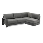 Sky Anthracite Right Chaise Sofa, 98"W x 64"D