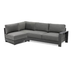 Sky Anthracite Left Chaise Sofa, 98"W x 64"D