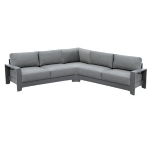 Sky Anthracite L Shape Sectional, 98" x 98"