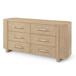 Zoey Natural Oak Dresser, 70"W x 22"D x 34"H