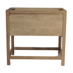 Solid Oak Bathroom Vanity, 36"W x 22"D x 34.5"H