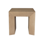 Solid Oak Side Table, 22"W
