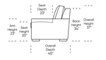Olson Sleeper LAF Chaise Sleeper Sectional, Artemis Snow Performance Fabric/Mink, Queen, 117"W x 68"D