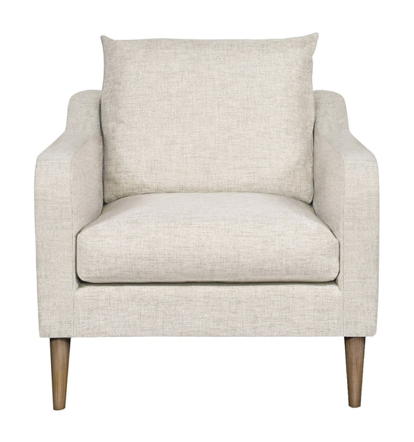 Thea Chair, Jack Linen Fabric/ Flaxen Stone