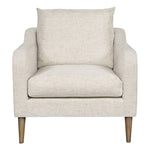 Thea Chair, Jack Linen Fabric/ Flaxen Stone