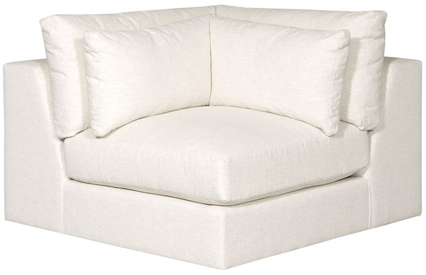 Leone Sectional, Nomad Snow Performance Fabric, 138" x 138"D