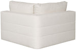 Leone Sectional, Nomad Snow Performance Fabric, 138" x 138"D