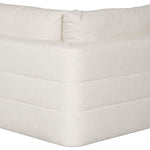 Leone Sectional, Nomad Snow Performance Fabric, 138" x 138"D