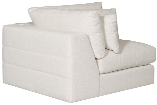 Leone Sectional, Nomad Snow Performance Fabric, 138" x 138"D
