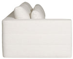 Leone Sectional, Nomad Snow Performance Fabric, 138" x 138"D