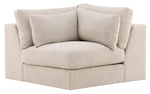 Leone Sectional, Topper Oatmeal Performance Fabric, 138" x 138"D