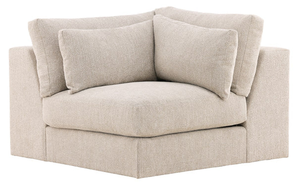 Leone Sectional, Topper Oatmeal Performance Fabric, 138" x 138"D