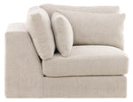 Leone Sectional, Topper Oatmeal Performance Fabric, 138" x 138"D