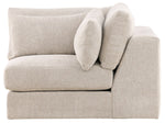 Leone Sectional, Topper Oatmeal Performance Fabric, 138" x 138"D