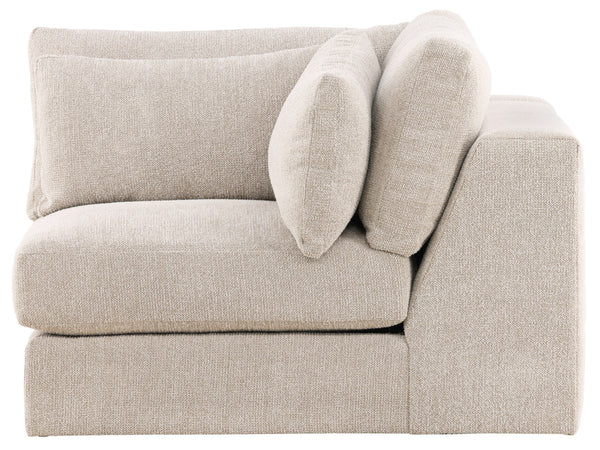 Leone Sectional, Topper Oatmeal Performance Fabric, 138" x 138"D