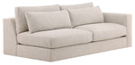 Leone Sectional, Topper Oatmeal Performance Fabric, 138" x 138"D