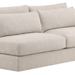 Leone Sectional, Topper Oatmeal Performance Fabric, 138" x 138"D