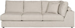 Lucca Sectional, 146.5" x 117", Jingo Twine Performance Fabric