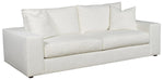 Lucca Two Seat Sofa, Kipri Snow Performance Fabric, 95"W