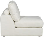 Lucca Sectional Armless Chair, Kipri Snow Performance Fabric, 29.5"