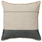 Tanzy Pillow, TAN17, Blue Graphite, 22" x 22"