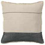 Tanzy Pillow, TAN17, Blue Graphite, 22" x 22"