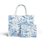 Palm Beach Blue Tote Bag