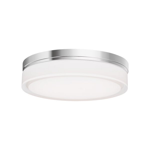 Cirque Large Flush Mount, Chrome, 3000K