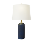 Cato Medium Table Lamp - Mixed Blue Brown, 27.75"H