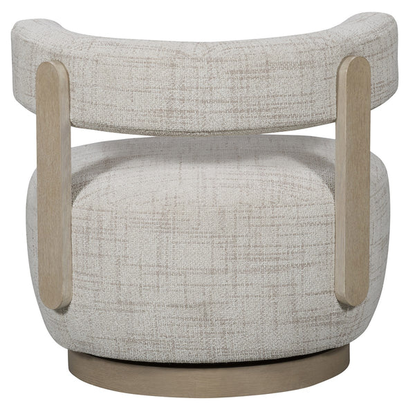 Daydream Swivel Chair, Reynolds Linen