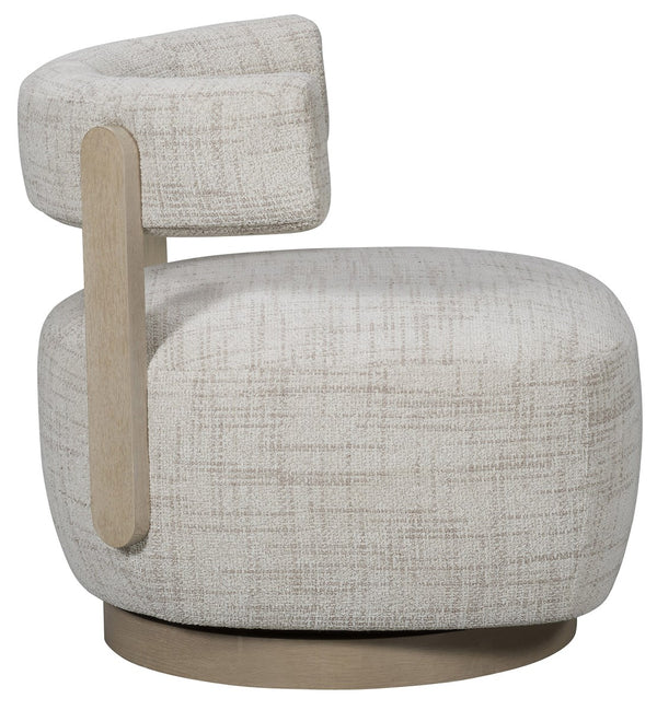 Daydream Swivel Chair, Reynolds Linen