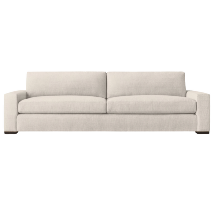 California Casual 2 Seater Sofa, Effie Linen Performance Fabric, 84.6" W